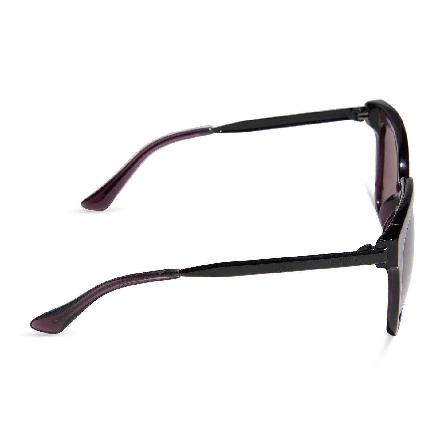 BELLA - AUBERGINE + AUBERGINE W SILVER FLASH + POLARIZED SUNGLASSES