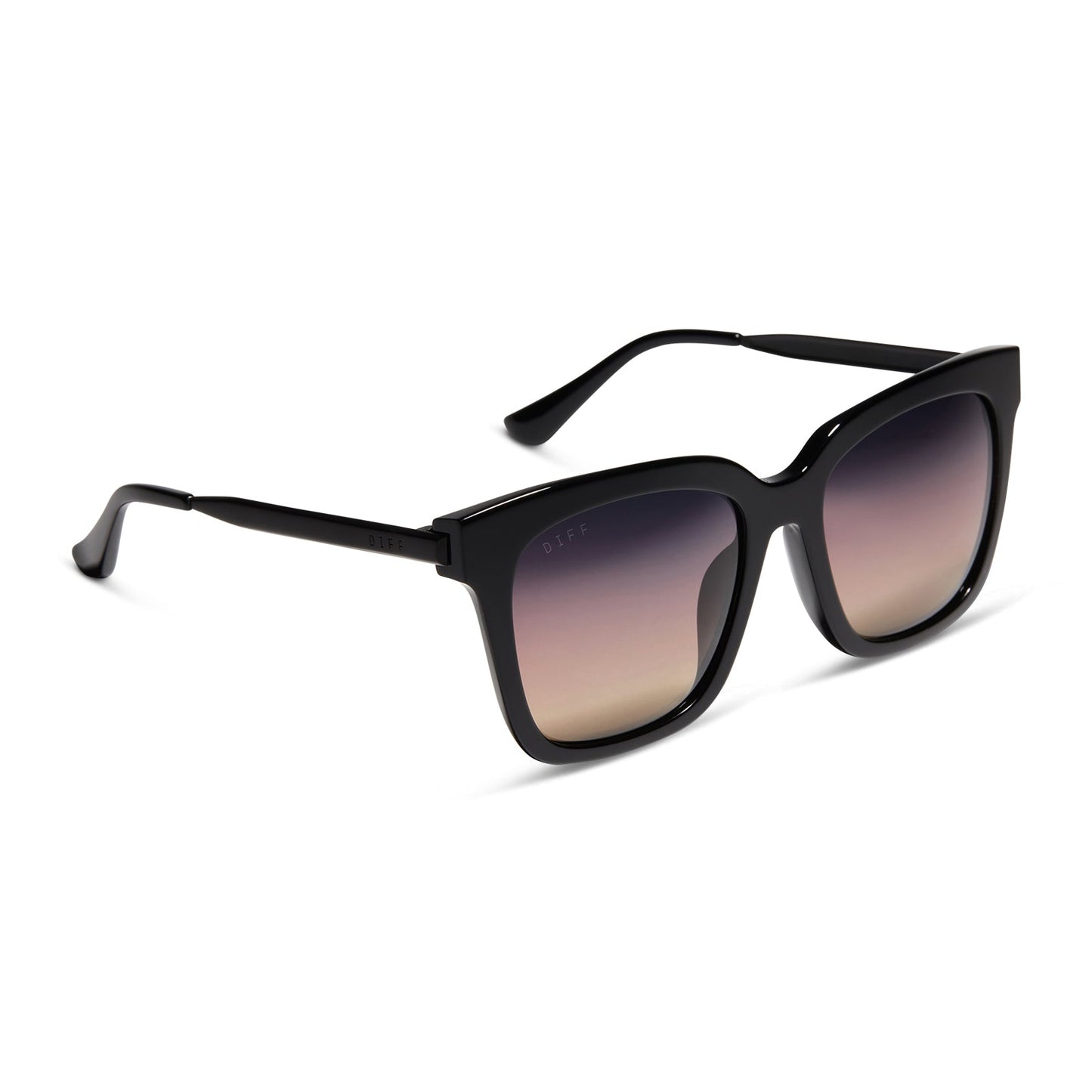 BELLA - BLACK + TWILIGHT GRADIENT + POLARIZED SUNGLASSES