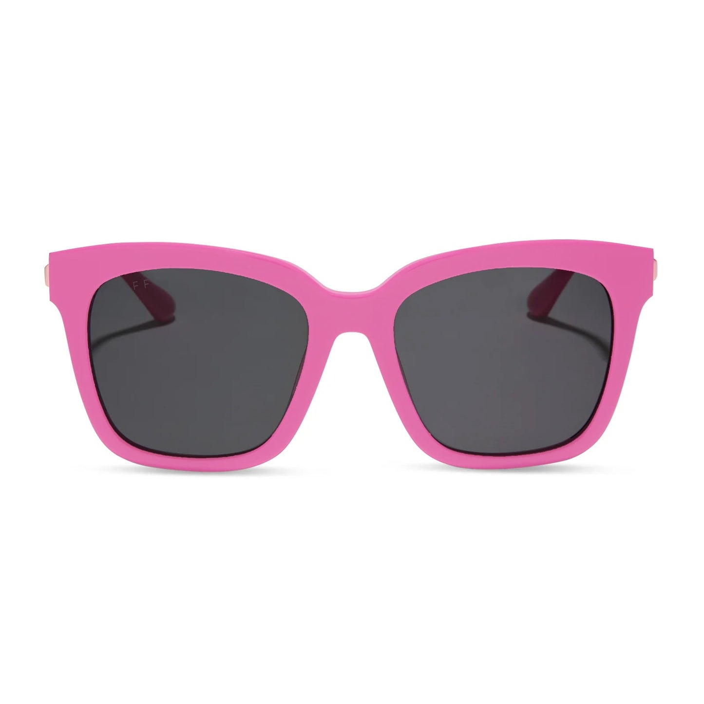 BELLA - BRIGHT PINK + GREY SUNGLASSES