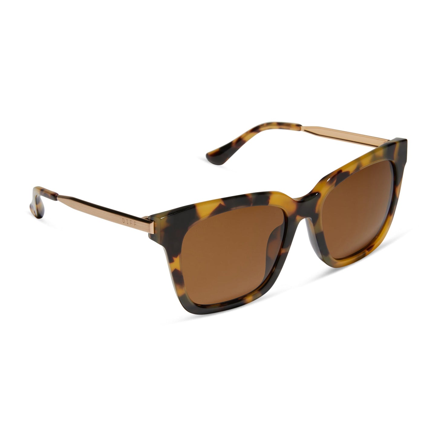 BELLA - BROWN KOMBU + BROWN + POLARIZED SUNGLASSES