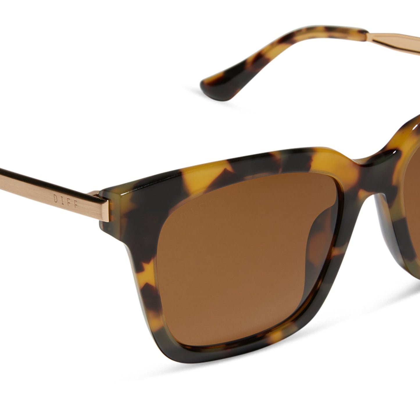 BELLA - BROWN KOMBU + BROWN + POLARIZED SUNGLASSES