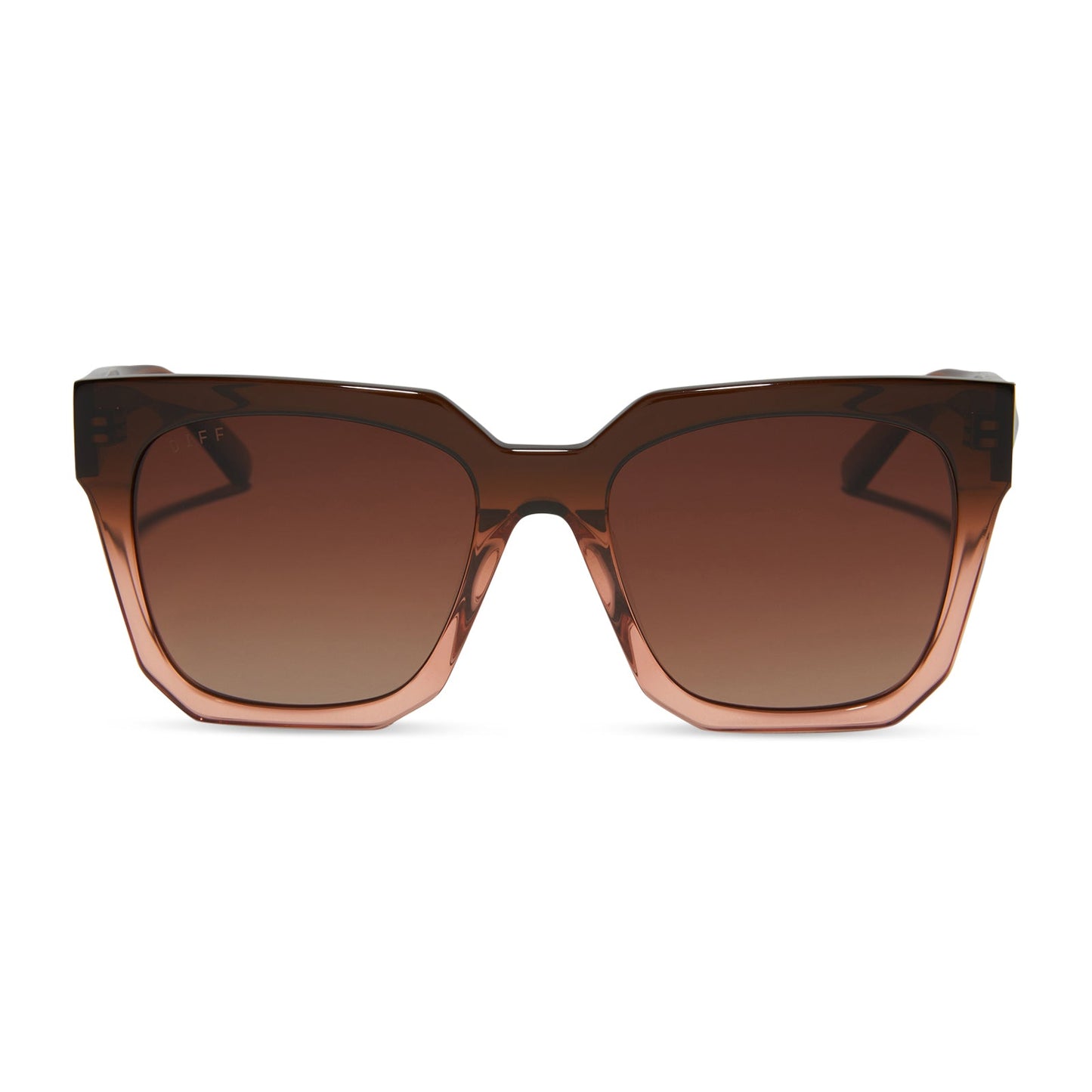 BELLA II - TAUPE OMBRE CRYSTAL + BROWN GRADIENT + POLARIZED SUNGLASSES