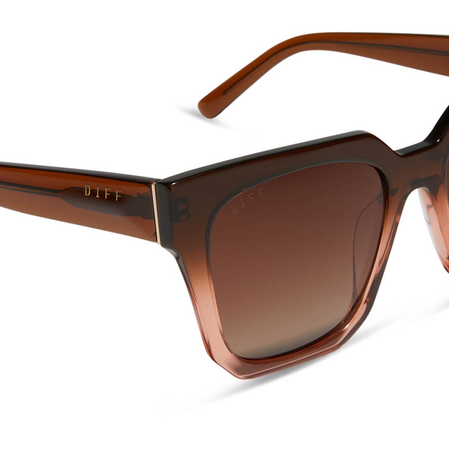 BELLA II - TAUPE OMBRE CRYSTAL + BROWN GRADIENT + POLARIZED SUNGLASSES