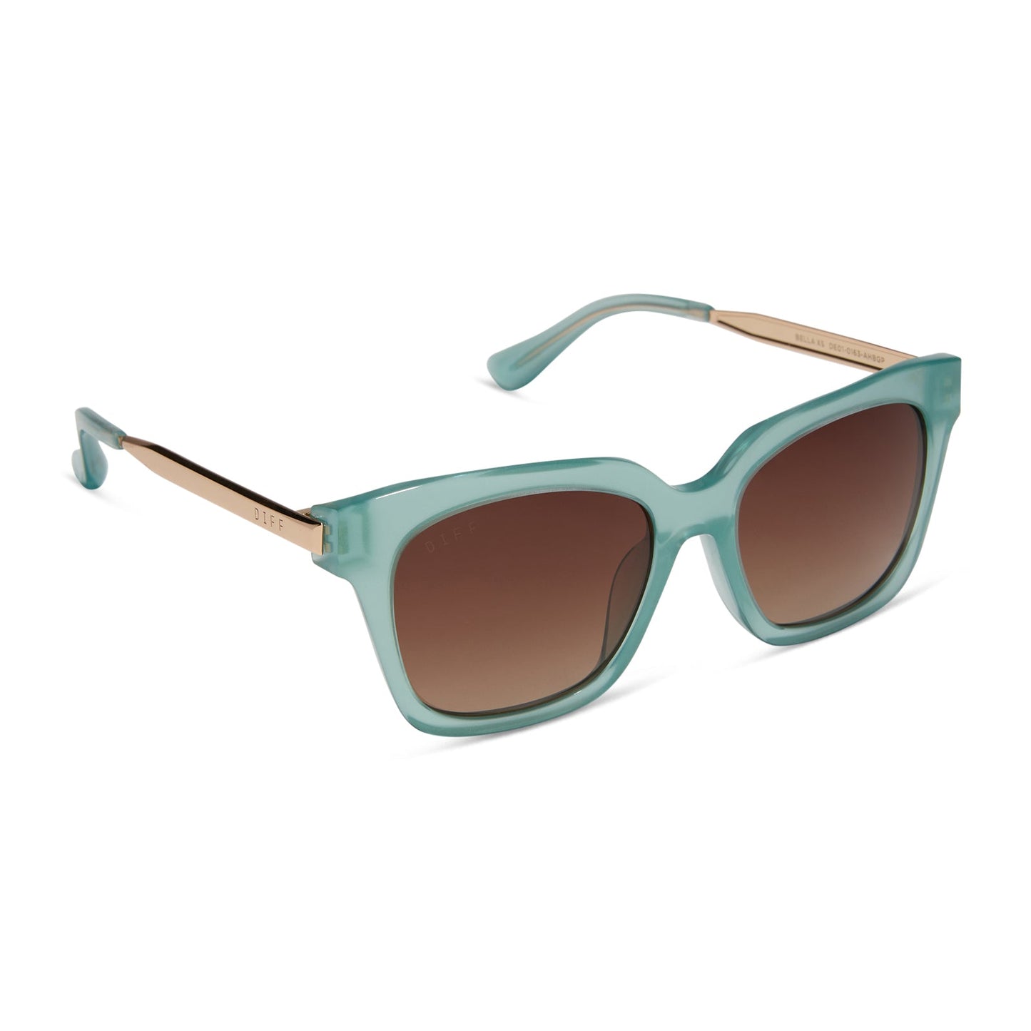 BELLA XS - AQUATIC AWE + BROWN GRADIENT + POLARIZED SUNGLASSES