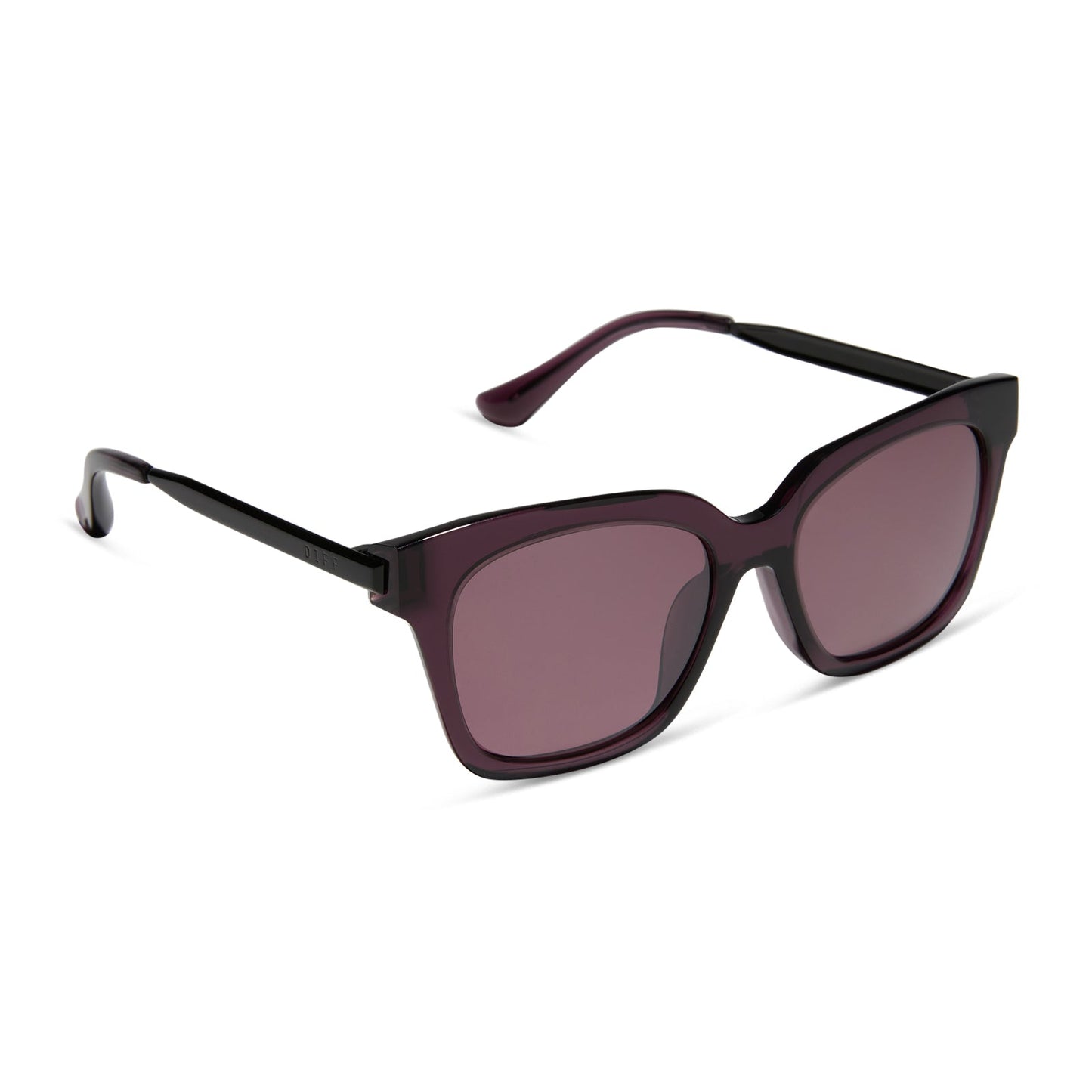 BELLA XS - AUBERGINE + AUBERGINE W SILVER FLASH + POLARIZED SUNGLASSES