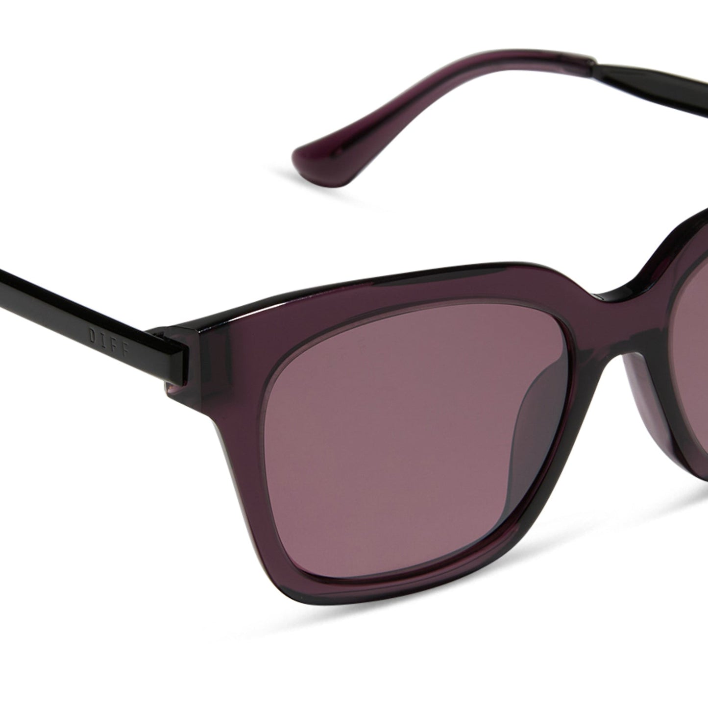 BELLA XS - AUBERGINE + AUBERGINE W SILVER FLASH + POLARIZED SUNGLASSES