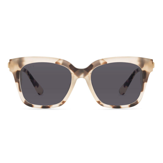 BELLA XS - CREAM TORTOISE + SOLID GREY SUNGLASSES