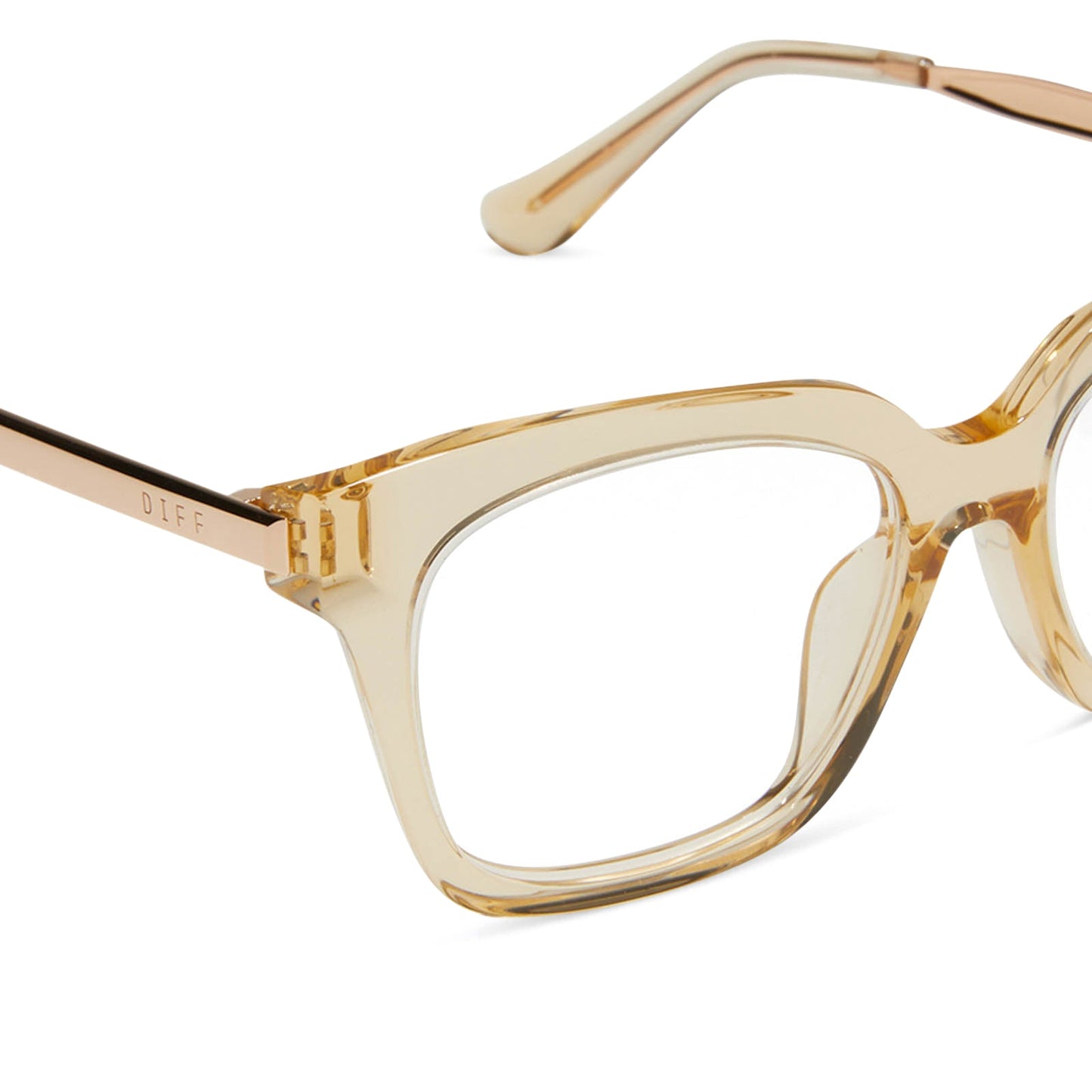 BELLA XS - HONEY CRYSTAL + PRESCRIPTION GLASSES