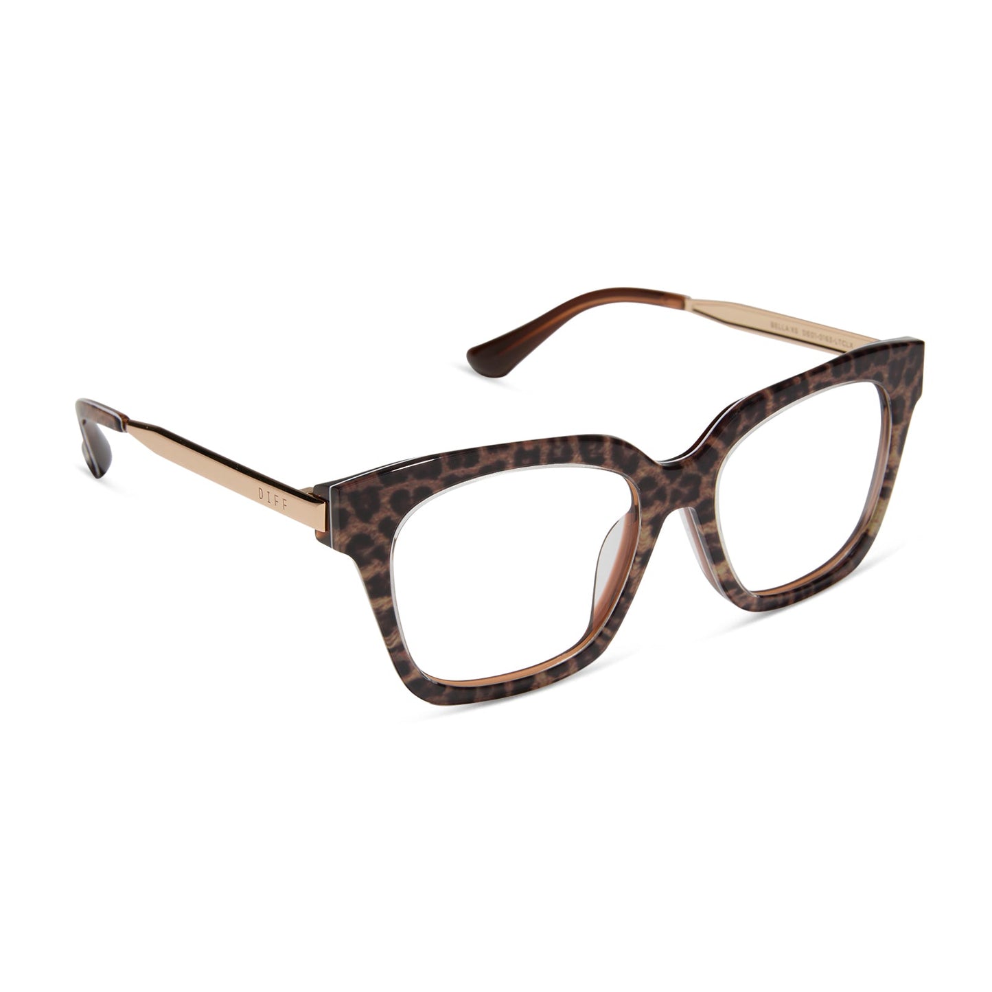 BELLA XS - LEOPARD TORTOISE + PRESCRIPTION GLASSES