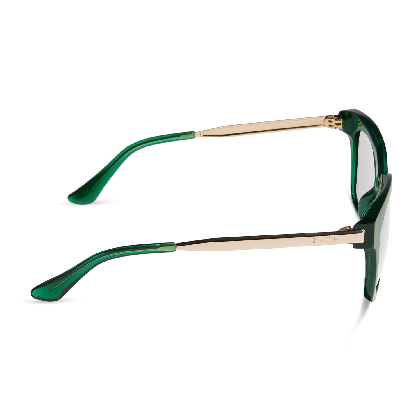 BELLA XS - PALM GREEN CRYSTAL + PRESCRIPTION GLASSES