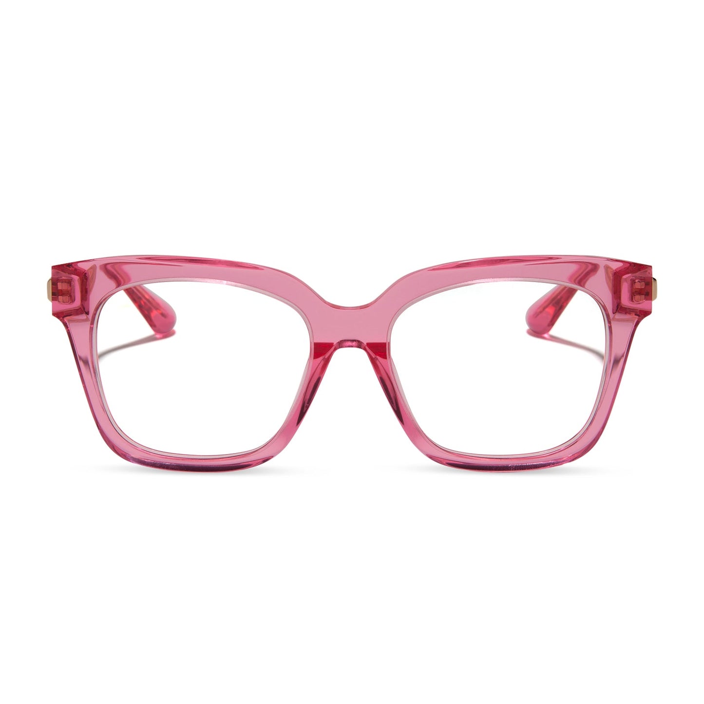 BELLA XS - CANDY PINK CRYSTAL + PRESCRIPTION GLASSES