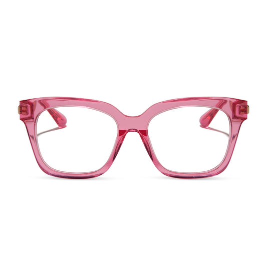 BELLA XS - CANDY PINK CRYSTAL + PRESCRIPTION GLASSES