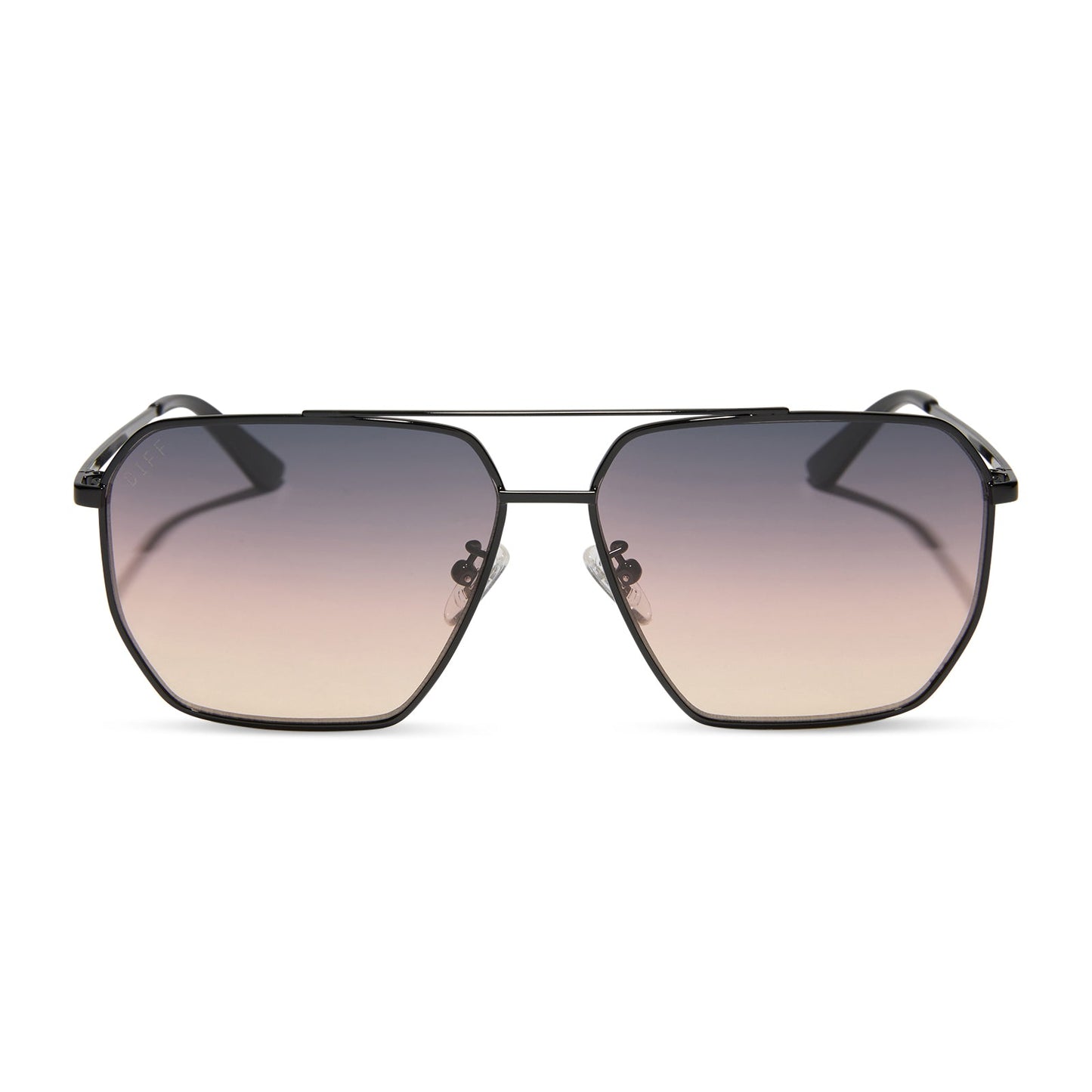 BERKELY - BLACK + TWILIGHT GRADIENT SUNGLASSES