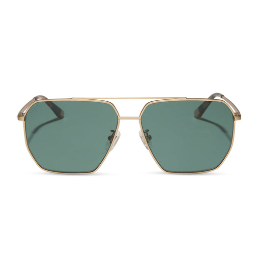 BERKELY - BRUSHED GOLD + G15 SUNGLASSES