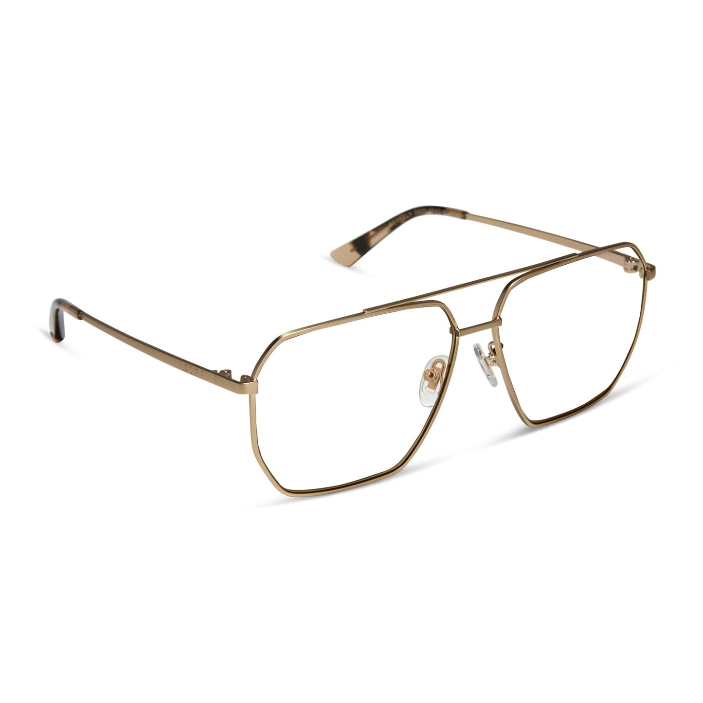 BERKELY - BRUSHED GOLD + PRESCRIPTION GLASSES