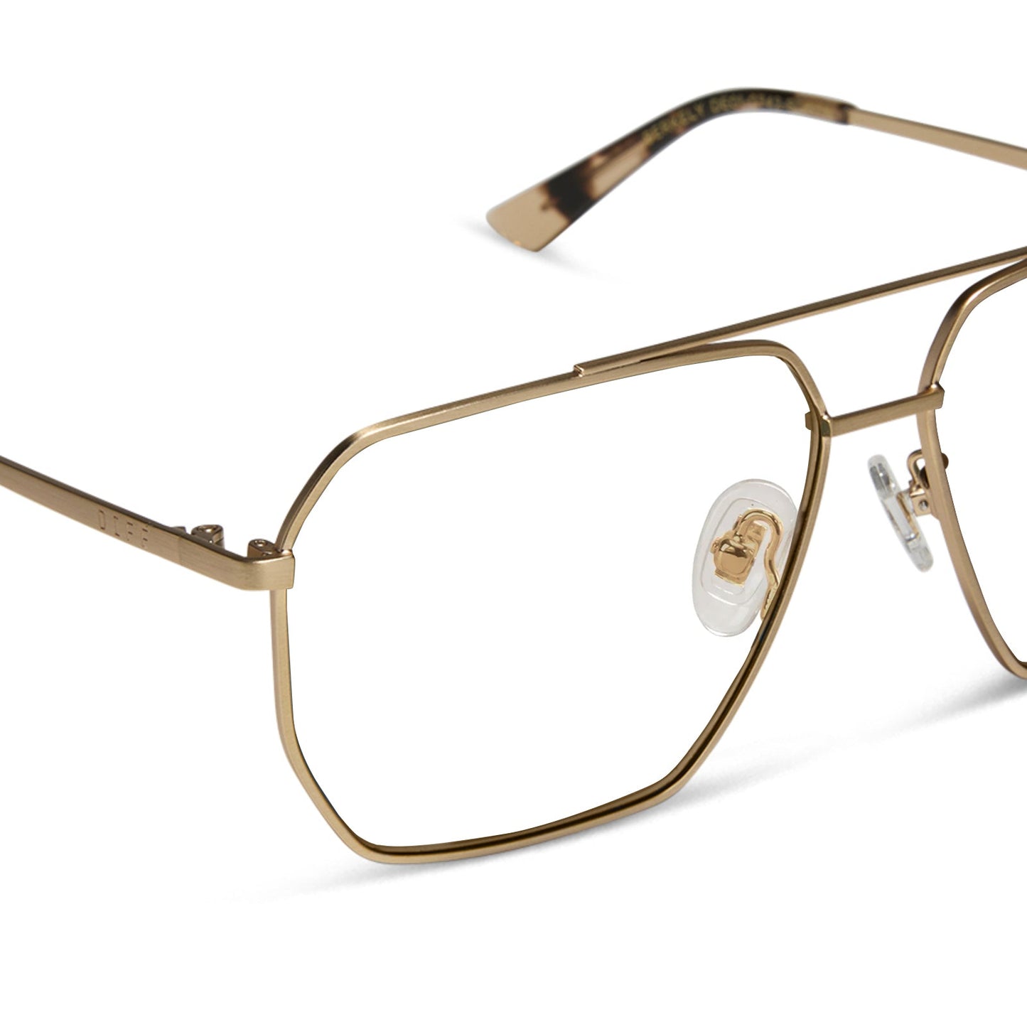 BERKELY - BRUSHED GOLD + PRESCRIPTION GLASSES