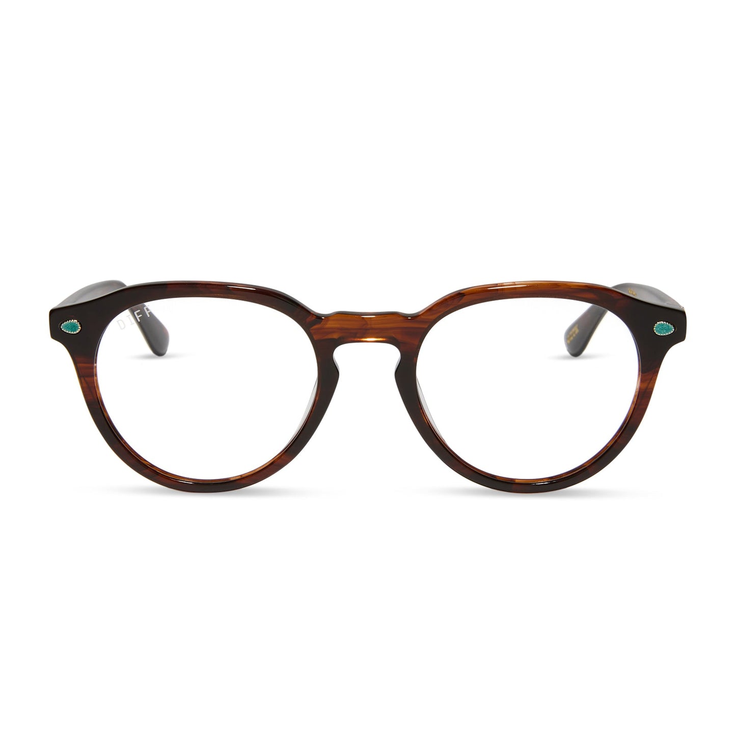 BETH - WARM SEQUOIA TORTOISE + PRESCRIPTION GLASSES