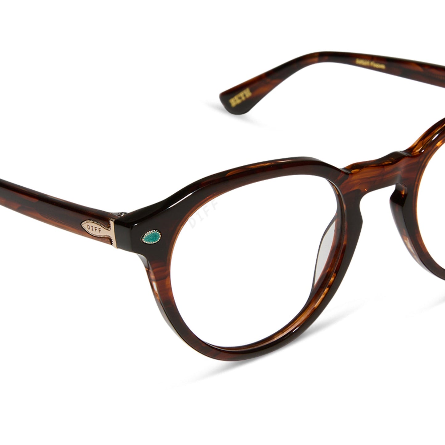 BETH - WARM SEQUOIA TORTOISE + PRESCRIPTION GLASSES