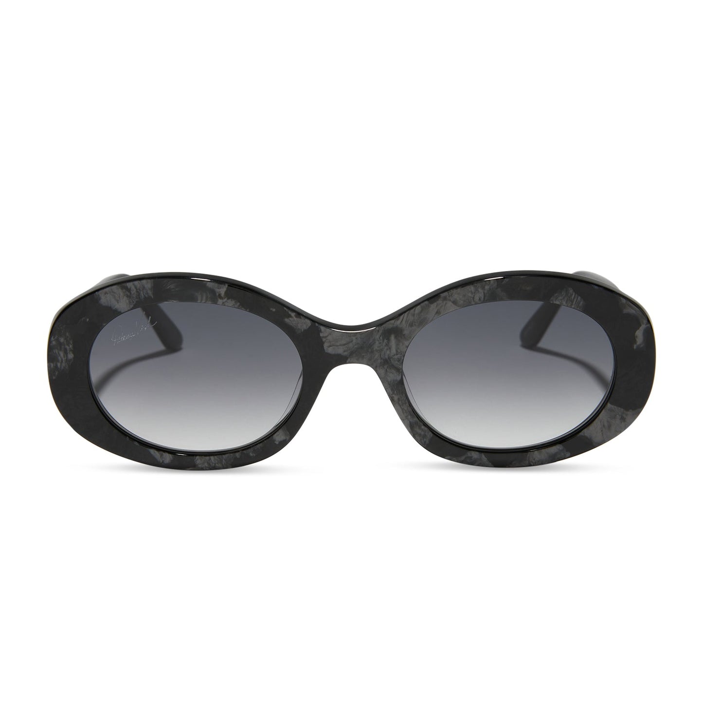 PATRICIA NASH - BIANCA + ANTIQUE METALLIC + GREY GRADIENT SUNGLASSES