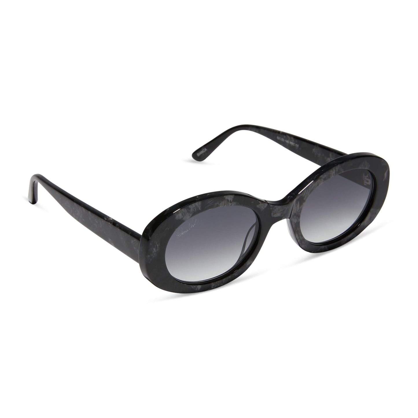 PATRICIA NASH - BIANCA + ANTIQUE METALLIC + GREY GRADIENT SUNGLASSES