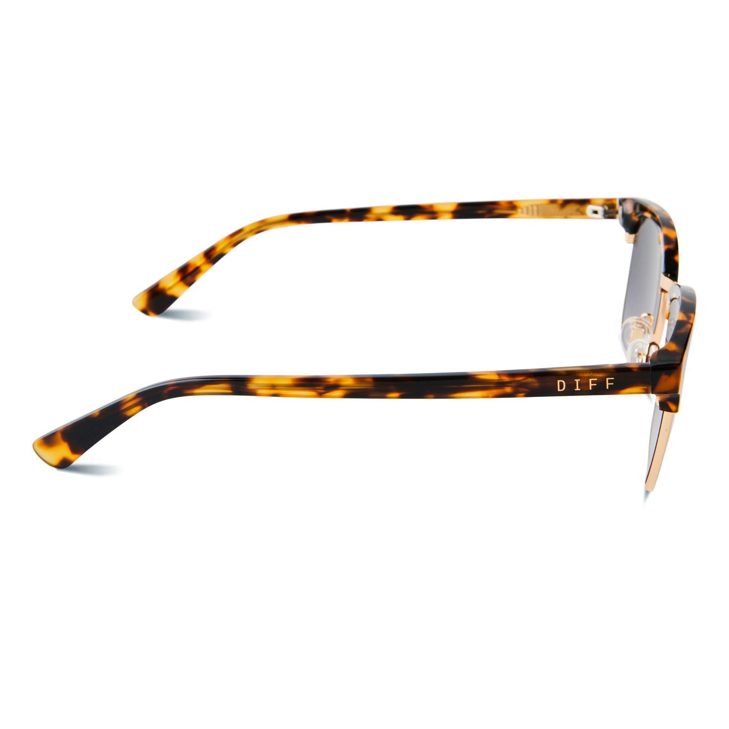 BIARRITZ - AMBER TORTOISE + BLUE GRADIENT POLARIZED SUNGLASSES