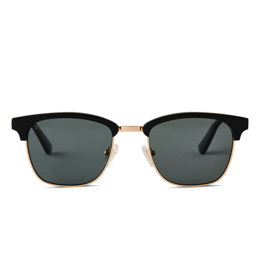 BIARRITZ - BLACK + GREY POLARIZED SUNGLASSES