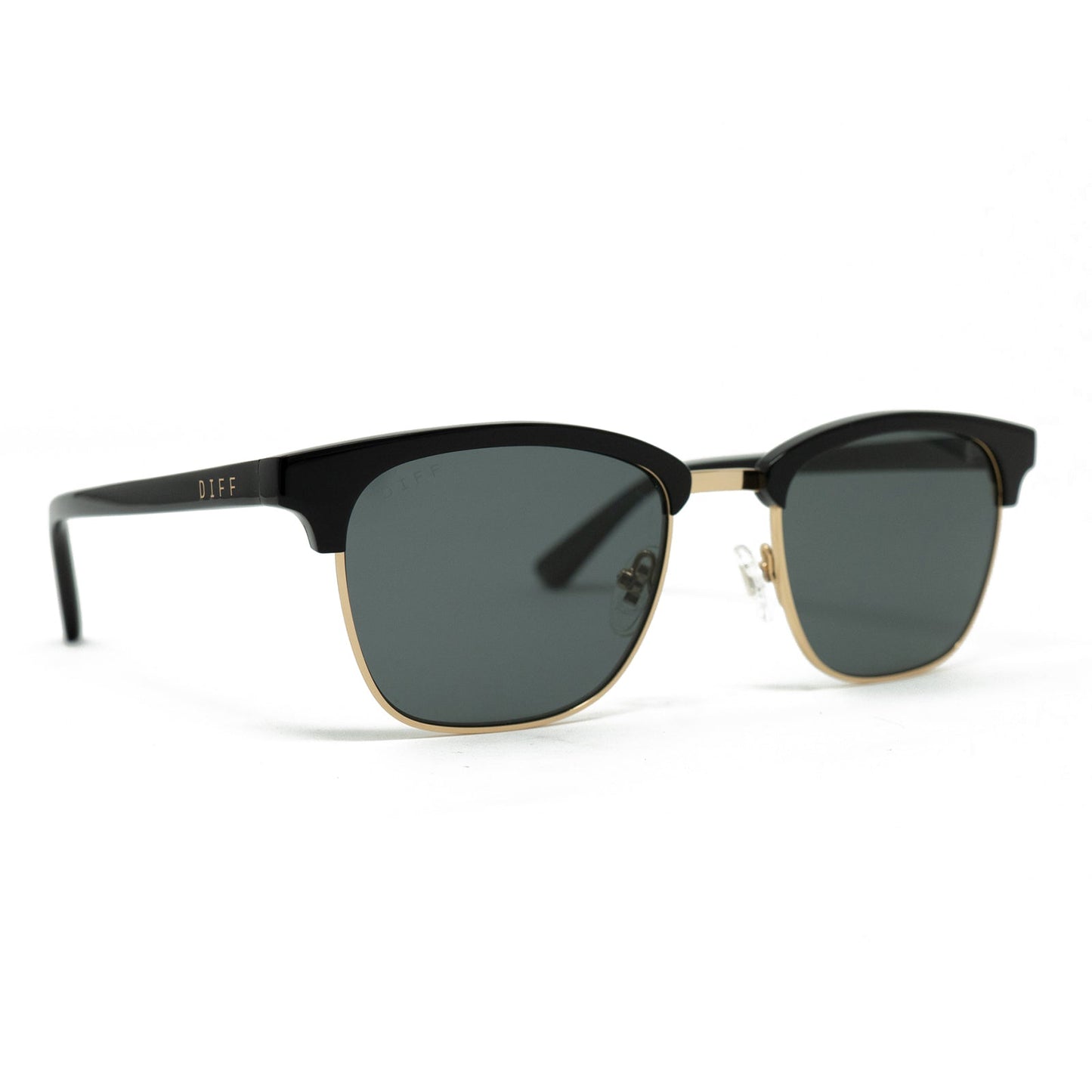 BIARRITZ - BLACK + GREY POLARIZED SUNGLASSES