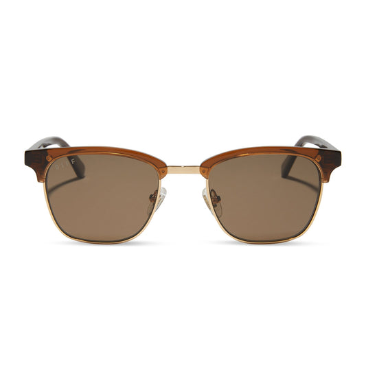 BIARRITZ - WHISKEY + BROWN + POLARIZED SUNGLASSES