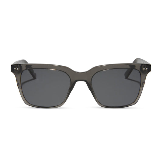 BILLIE - BLACK SMOKE CRYSTAL + GREY + POLARIZED SUNGLASSES