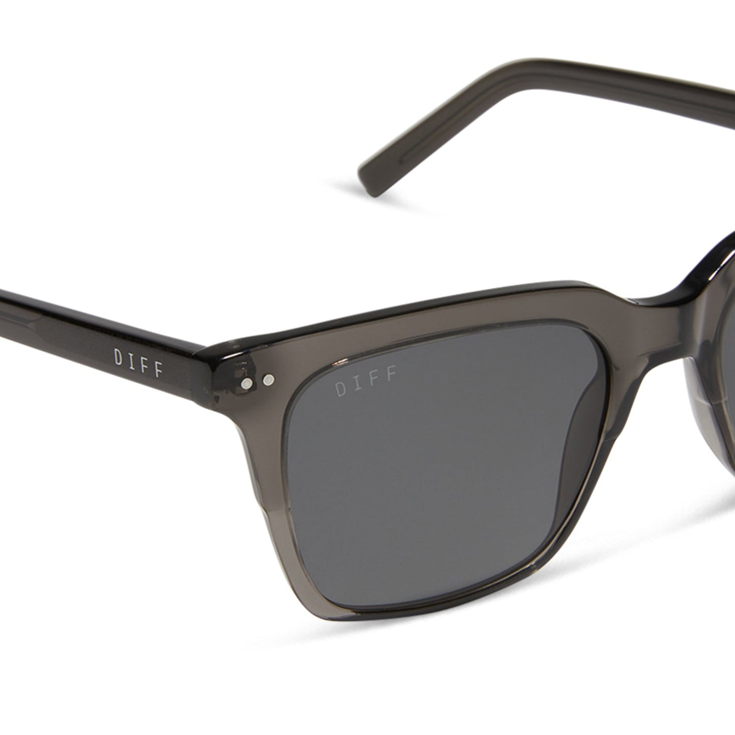 BILLIE - BLACK SMOKE CRYSTAL + GREY + POLARIZED SUNGLASSES