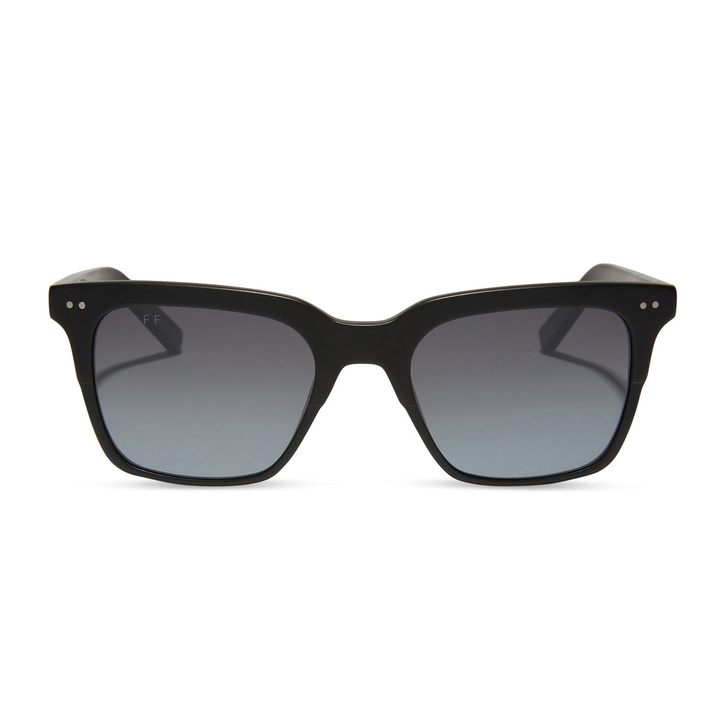 BILLIE - MATTE BLACK + BLUE GRADIENT FLASH + POLARIZED SUNGLASSES