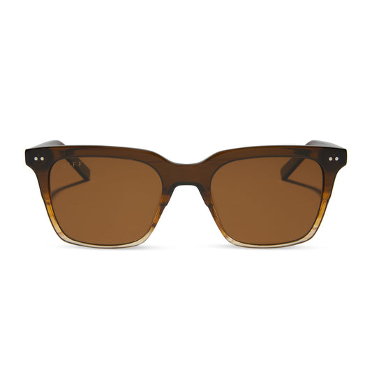 BILLIE - MOCHA + BROWN + POLARIZED SUNGLASSES