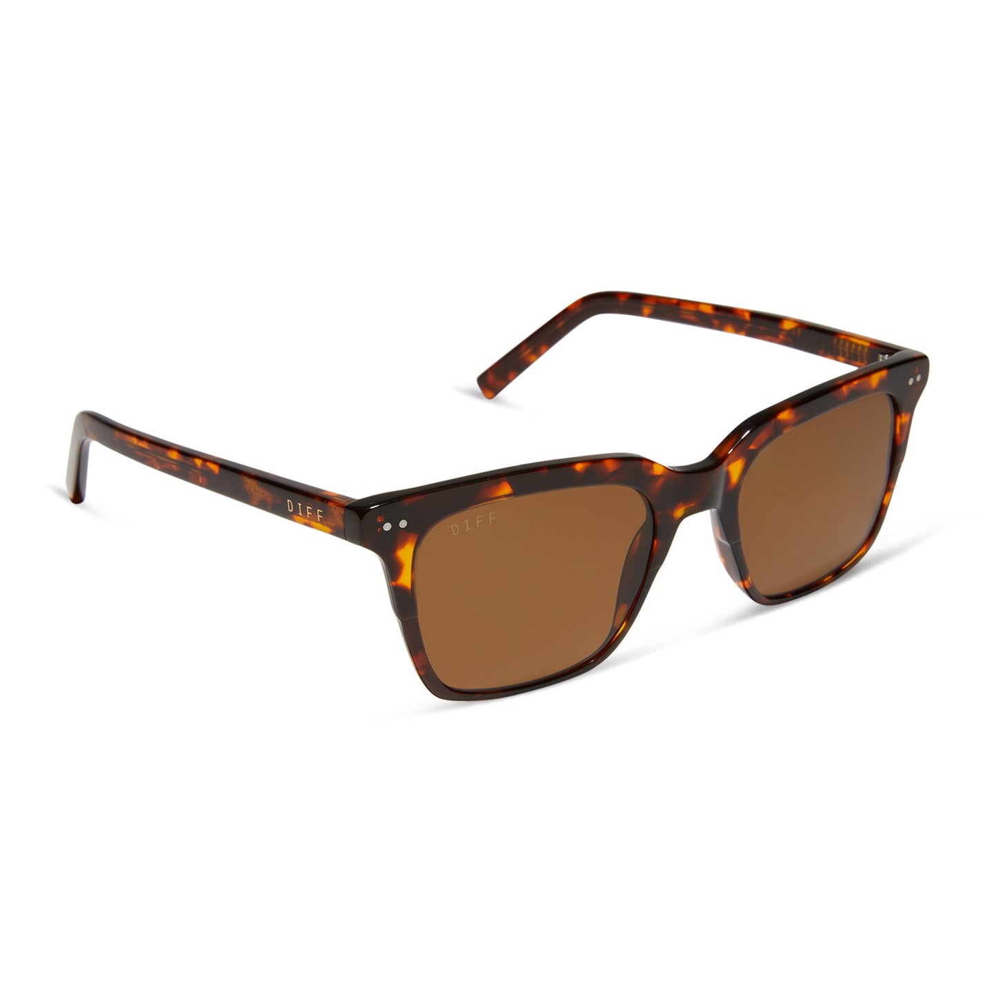 BILLIE - RICH TORTOISE + BROWN + POLARIZED SUNGLASSES