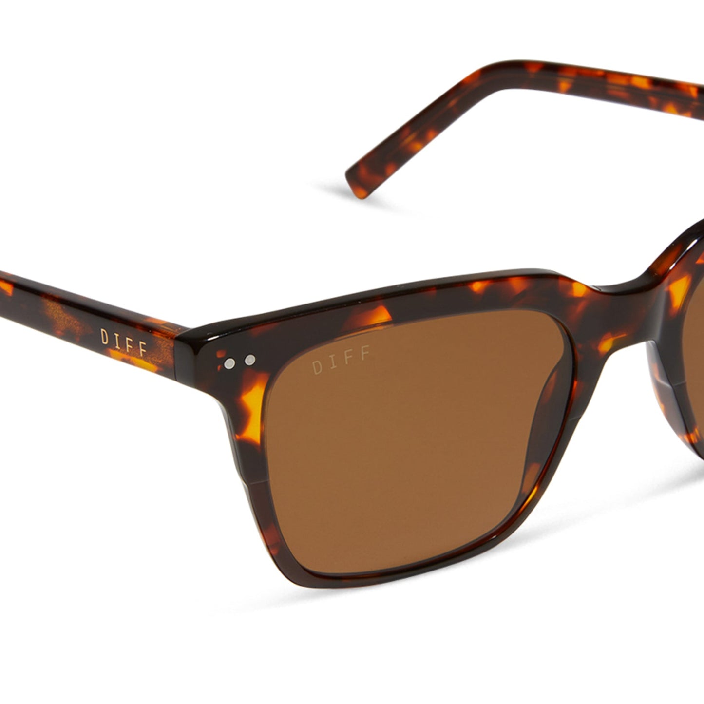 BILLIE - RICH TORTOISE + BROWN + POLARIZED SUNGLASSES