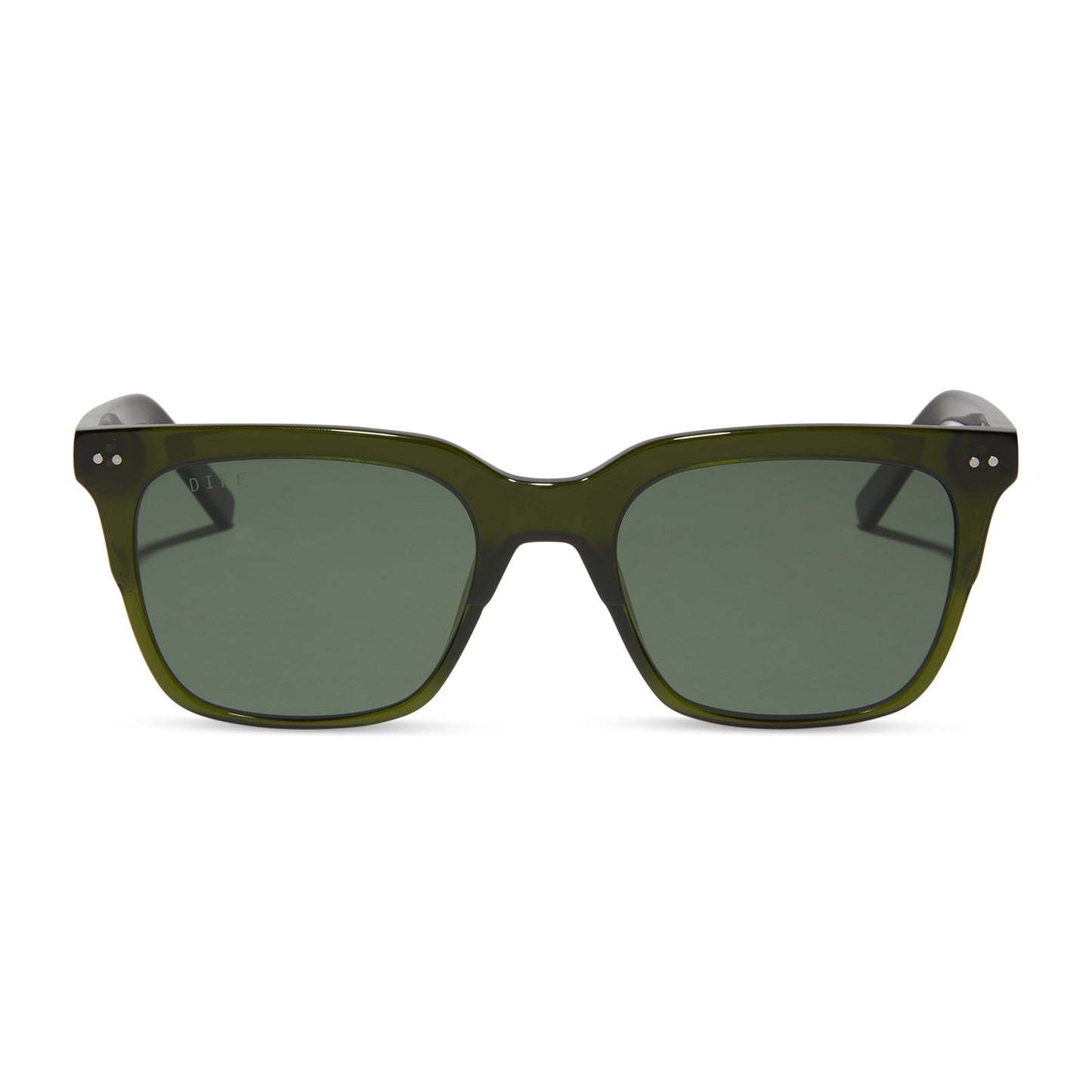 BILLIE XL - DARK OLIVE CRYSTAL + G15 + POLARIZED SUNGLASSES