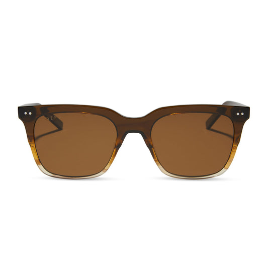 BILLIE XL - MOCHA + BROWN + POLARIZED SUNGLASSES