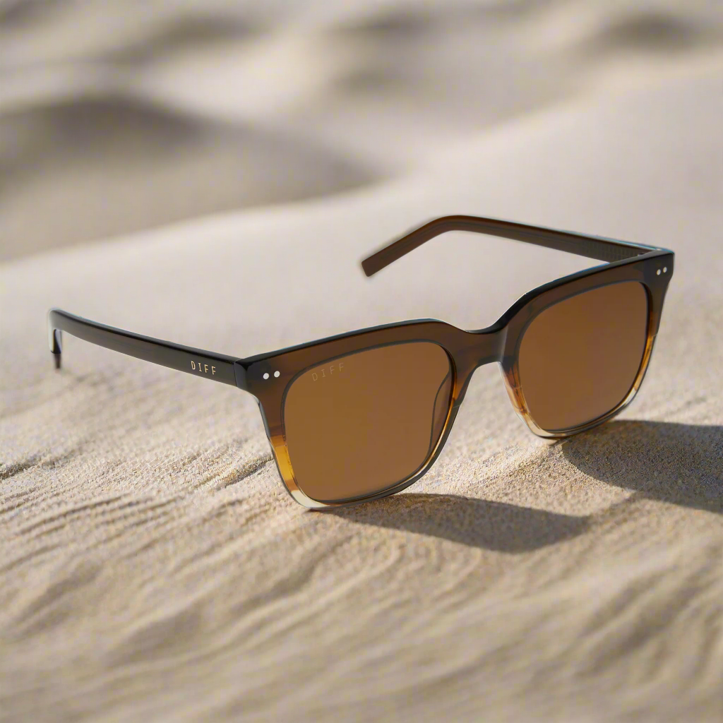 BILLIE XL - MOCHA + BROWN + POLARIZED SUNGLASSES