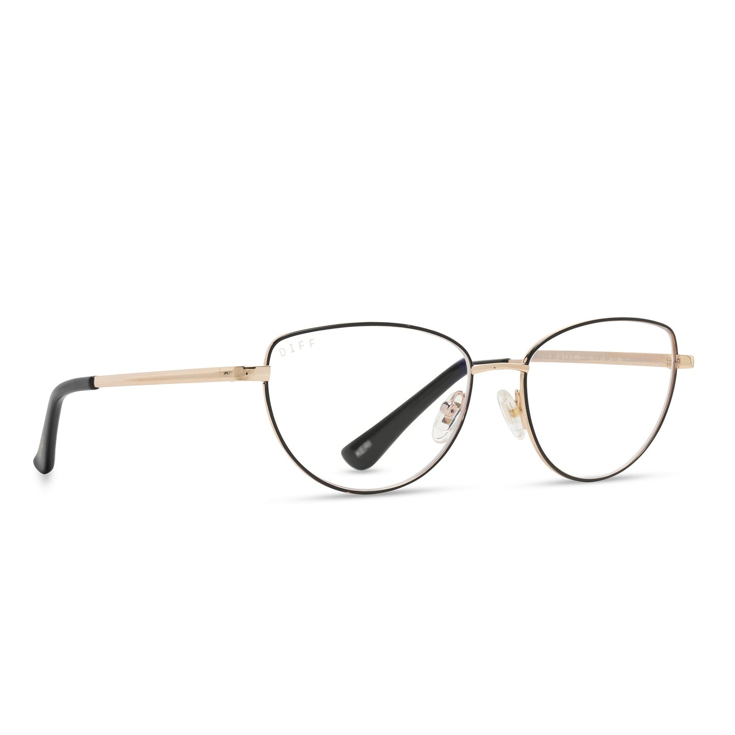 KERI - BLACK/GOLD + PRESCRIPTION GLASSES