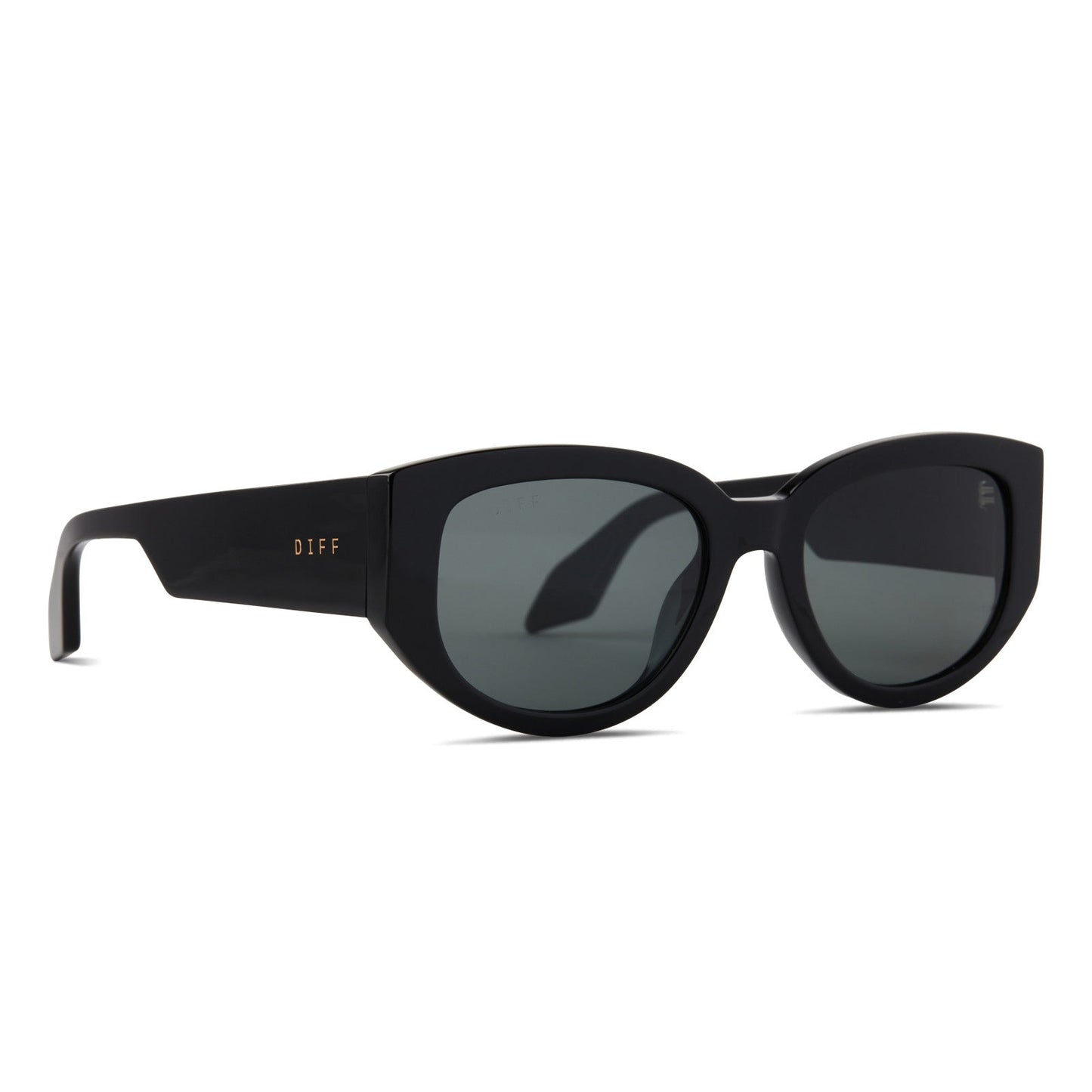 DREW - BLACK + GREY + POLARIZED SUNGLASSES