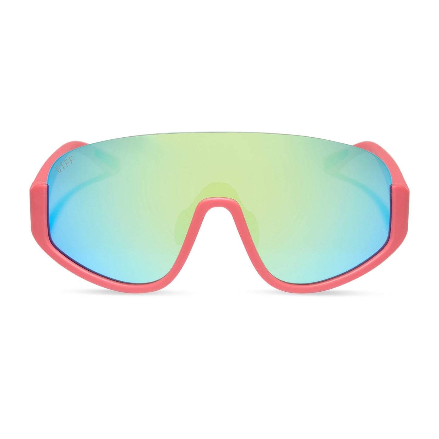 BLAZER - CORAL + TURQUOISE ICE MIRROR + POLARIZED SUNGLASSES