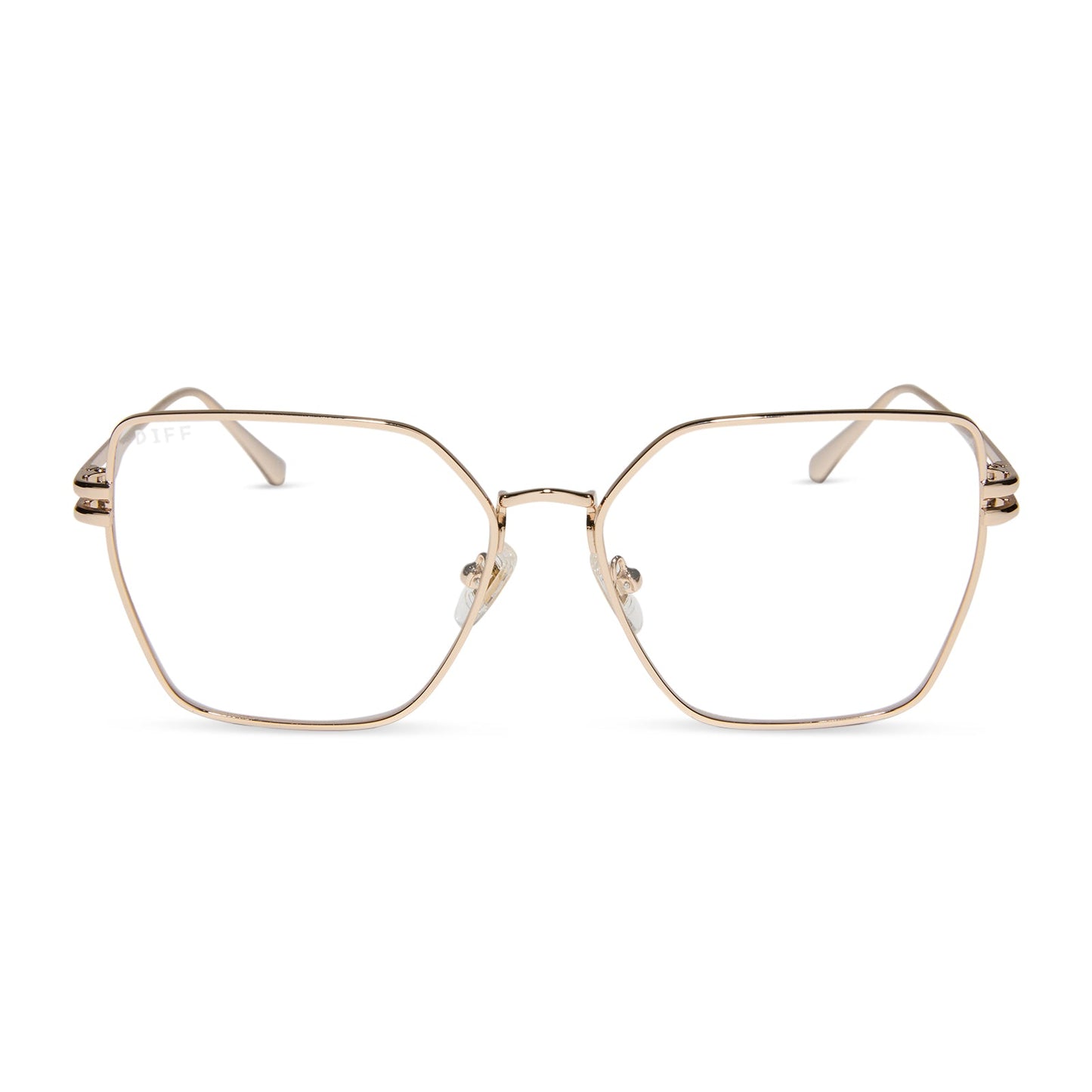 BONNIE - GOLD + PRESCRIPTION GLASSES