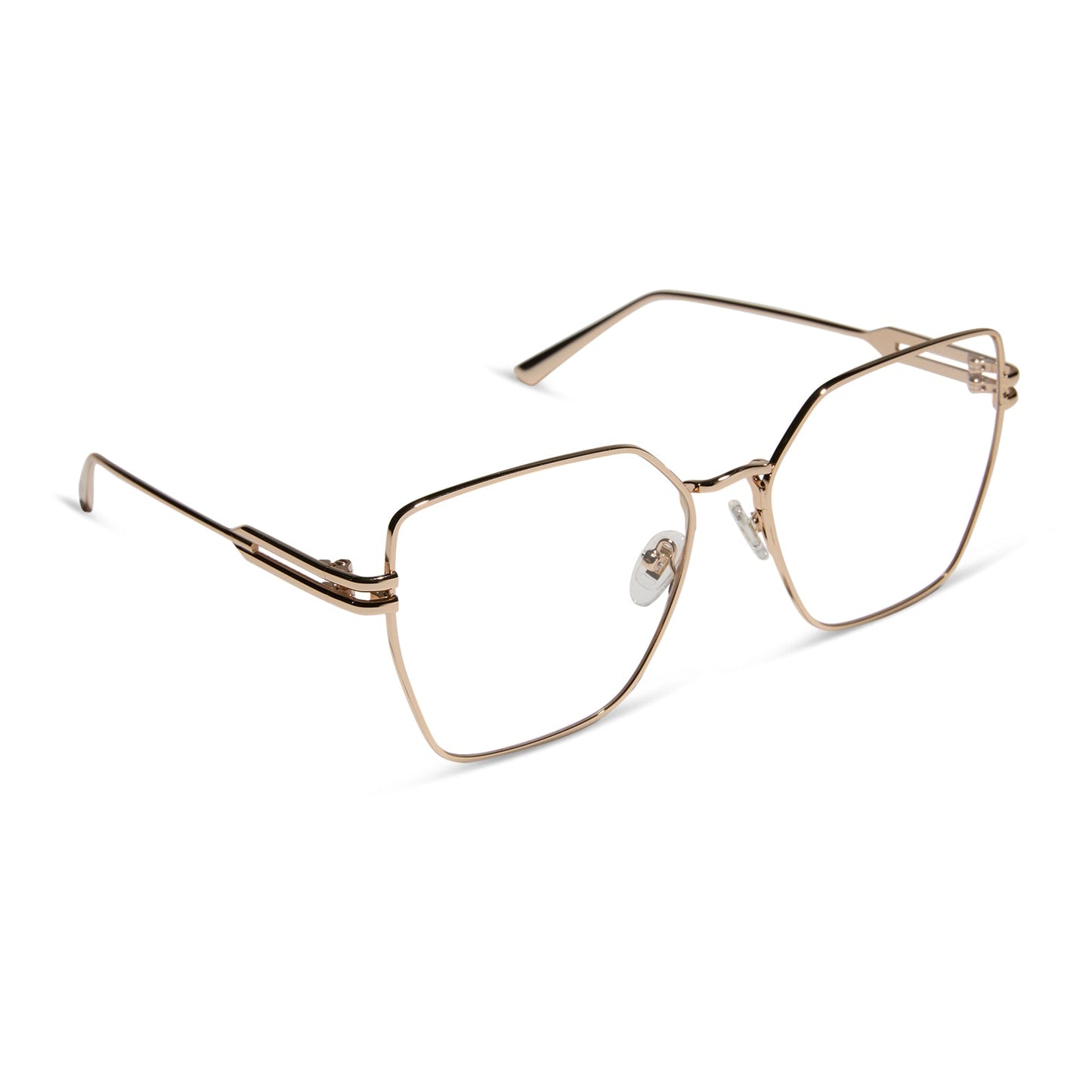 BONNIE - GOLD + PRESCRIPTION GLASSES