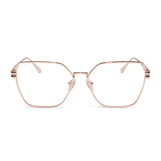 BONNIE - ROSE GOLD + PRESCRIPTION GLASSES