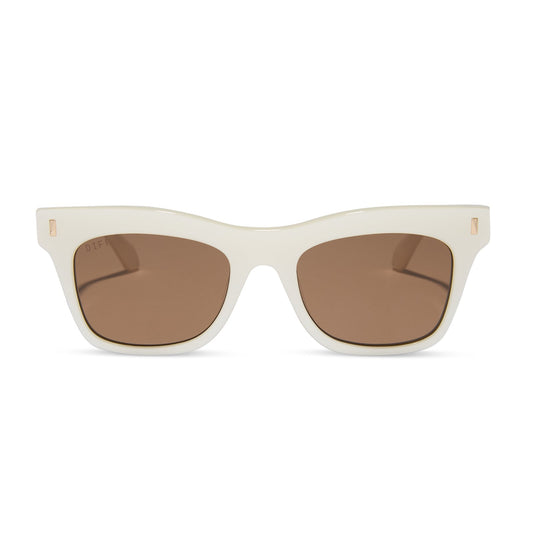 BRADLEY - OPALINE + BROWN SUNGLASSES