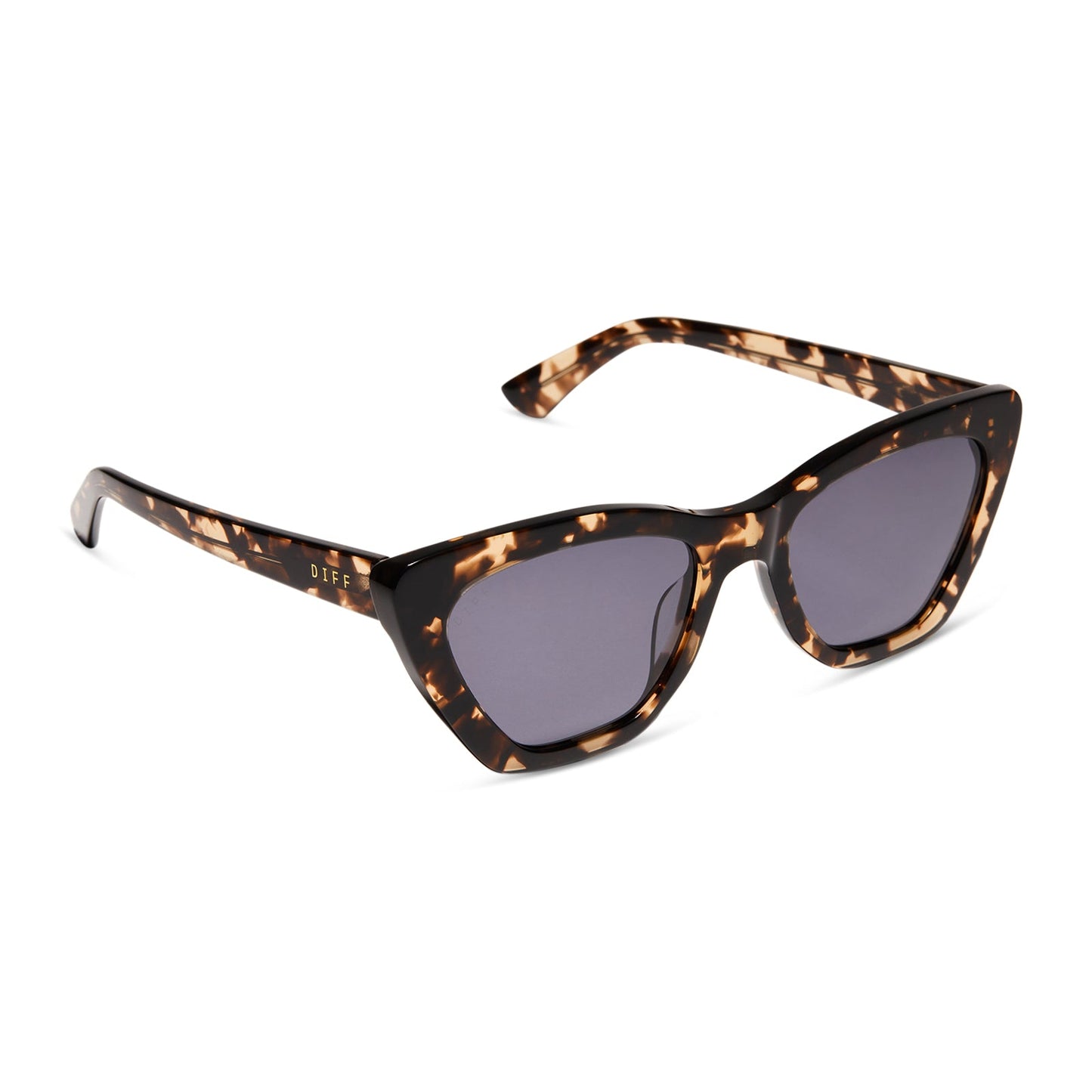 CAMILA - ESPRESSO TORTOISE + GREY SUNGLASSES