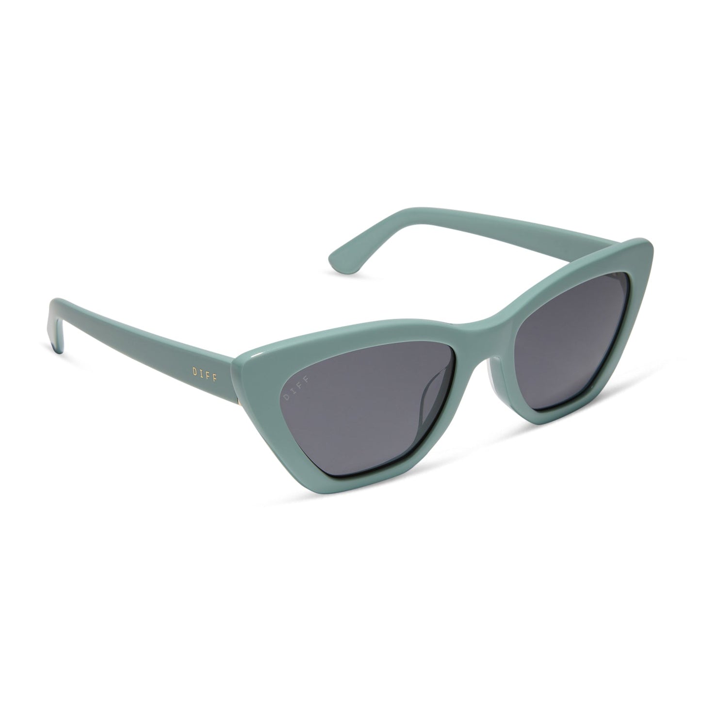 CAMILA - STEEL TEAL + GREY + POLARIZED SUNGLASSES