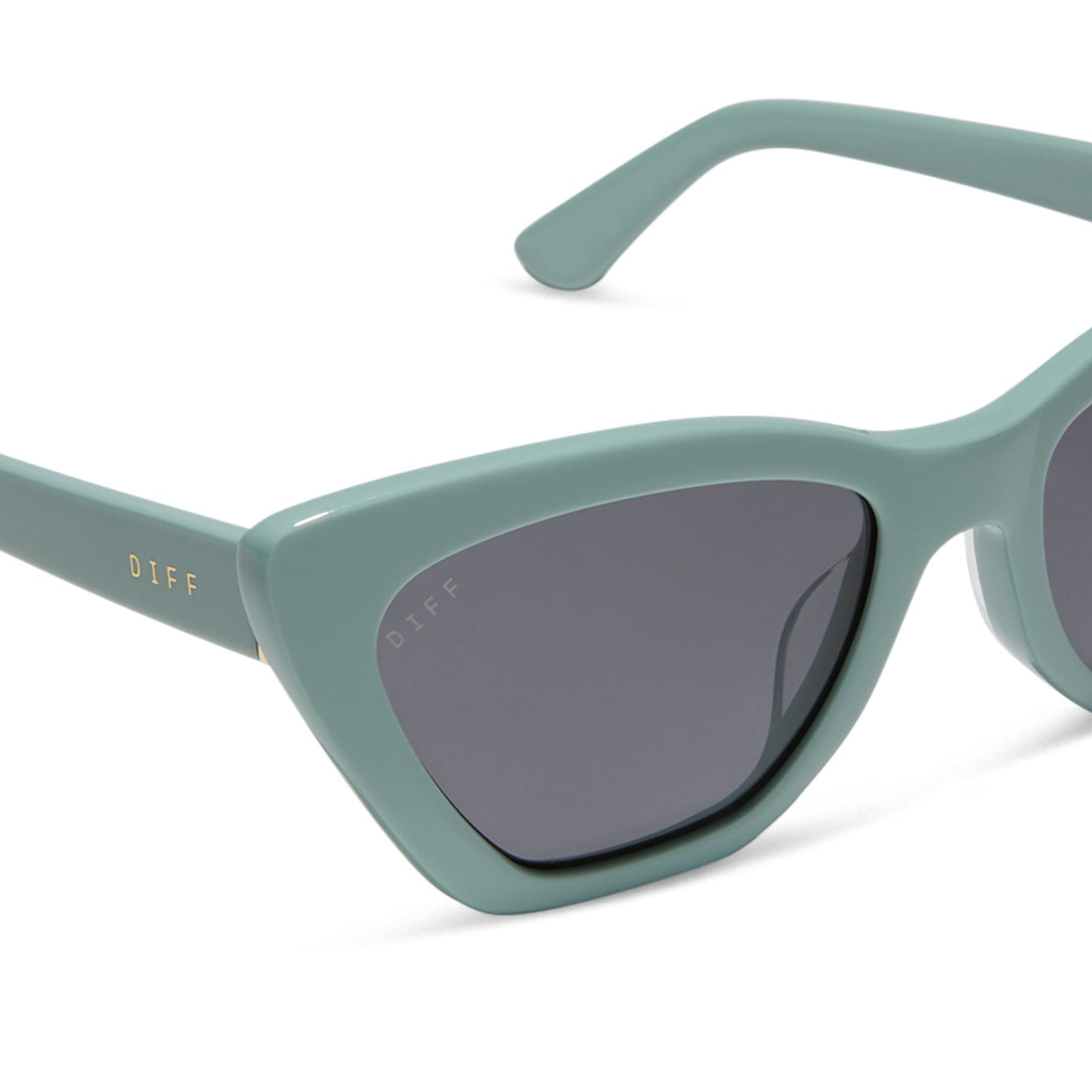 CAMILA - STEEL TEAL + GREY + POLARIZED SUNGLASSES