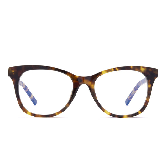 CARINA - AMBER TORTOISE + PRESCRIPTION GLASSES