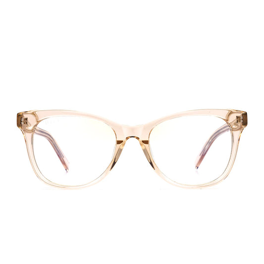 CARINA - BLUSH CRYSTAL + PRESCRIPTION GLASSES