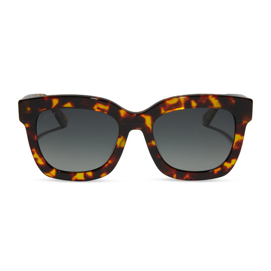 CARSON - AMBER TORTOISE + BLUE STEEL GRADIENT + POLARIZED SUNGLASSES